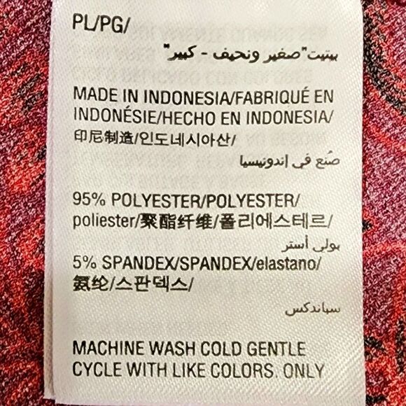 Charter Club Tie Sleeve Top Marooned Combo Size PL Flowers And Birds Printed - Picture 8 of 13